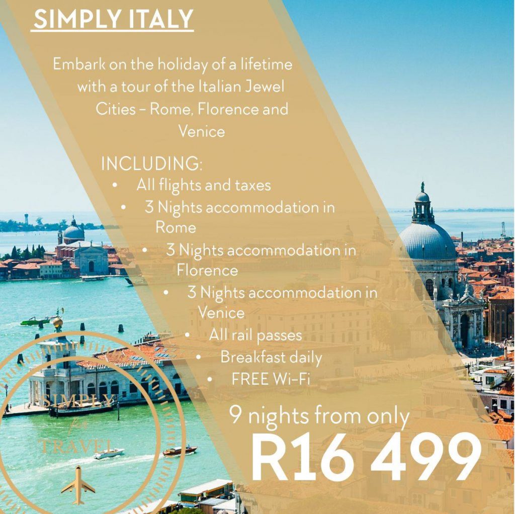 Simply Italy Travel Package